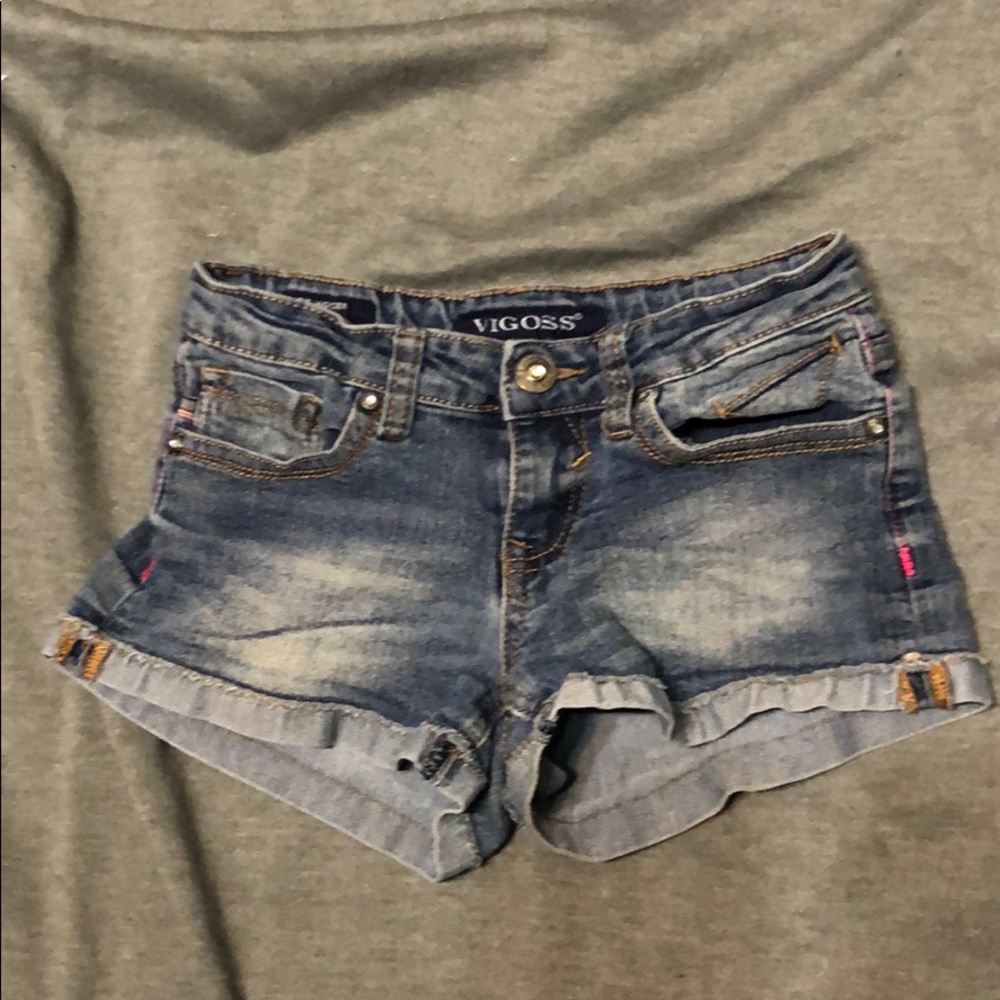 3/ $10 Girls Vigoss Jagger Butterfly Shorts Size 8